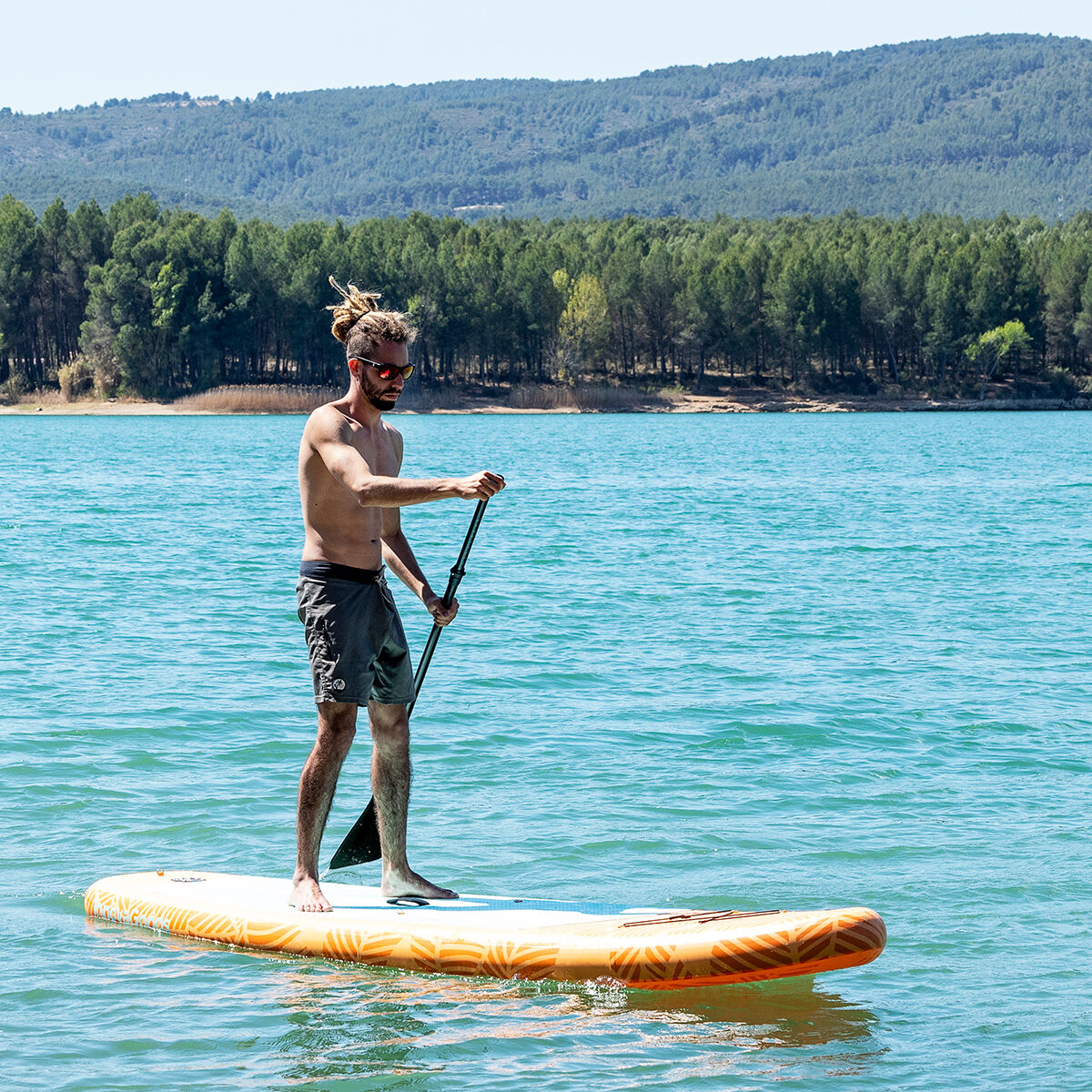 2 in 1 Aufblasbares Paddel-Board mit Sitz und Zubehör Siros  10'5" 320 cm - AWK Flagship