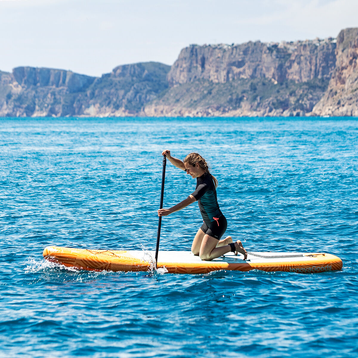 2 in 1 Aufblasbares Paddel-Board mit Sitz und Zubehör Siros InnovaGoods 10'5" 320 cm - AWK Flagship