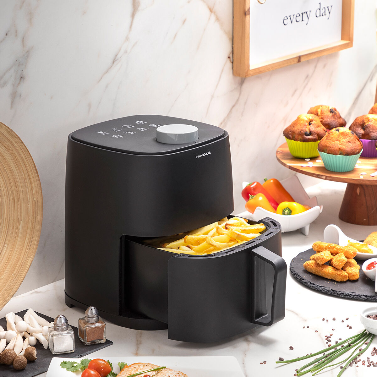 Heißluftfritteuse InnovaGoods Fryinn Lite 2000 Schwarz 1200 W 2 L - AWK Flagship