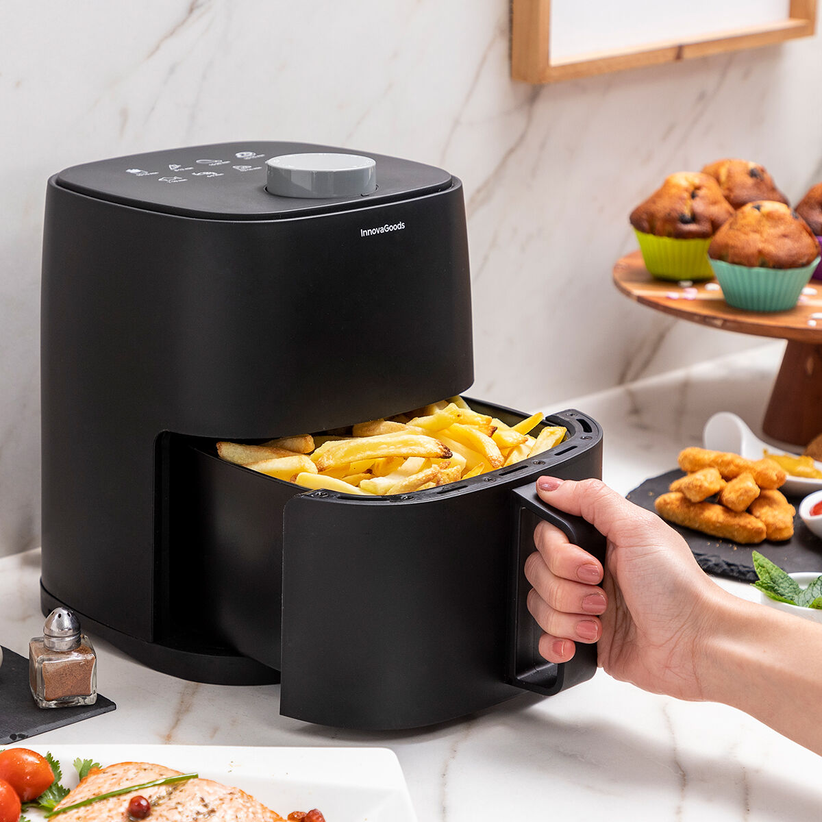 Heißluftfritteuse InnovaGoods Fryinn Lite 2000 Schwarz 1200 W 2 L - AWK Flagship