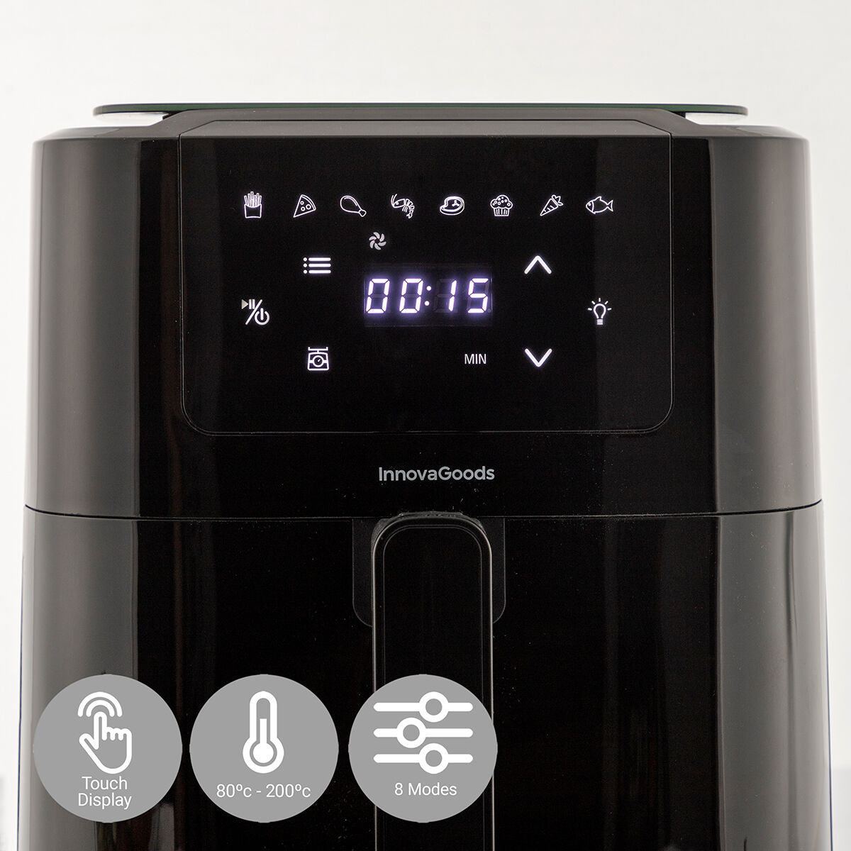 Ölfreie Fritteuse mit Waage InnovaGoods Fryinn Balance 5000 Schwarz Edelstahl 1500 W 5 L - AWK Flagship