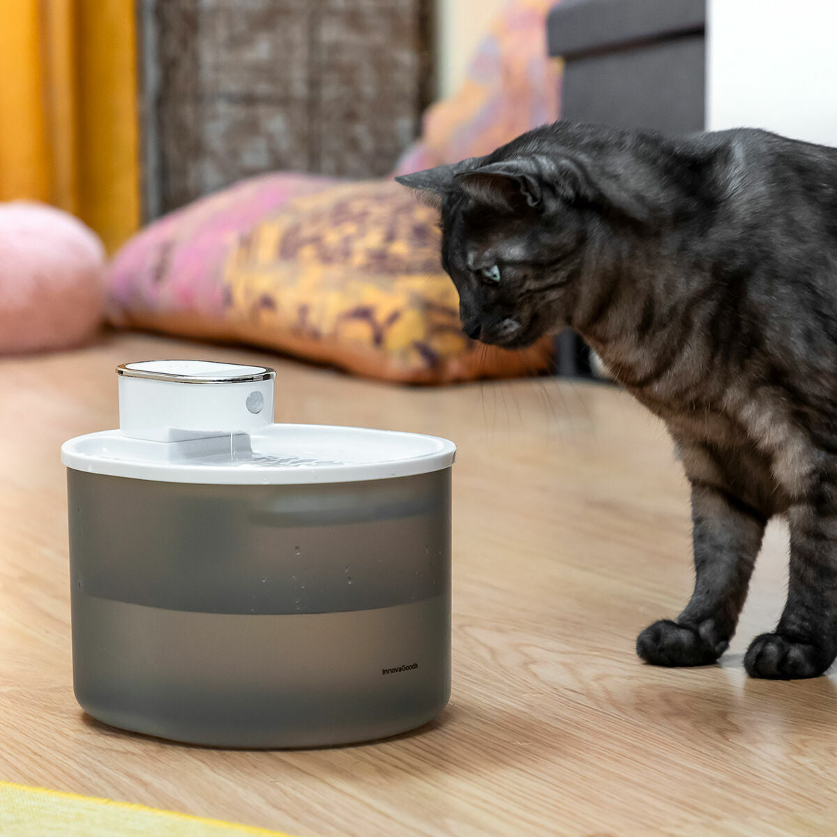 Trinkbrunnen für Katzen mit Akku und Sensor Refopet InnovaGoods - AWK Flagship