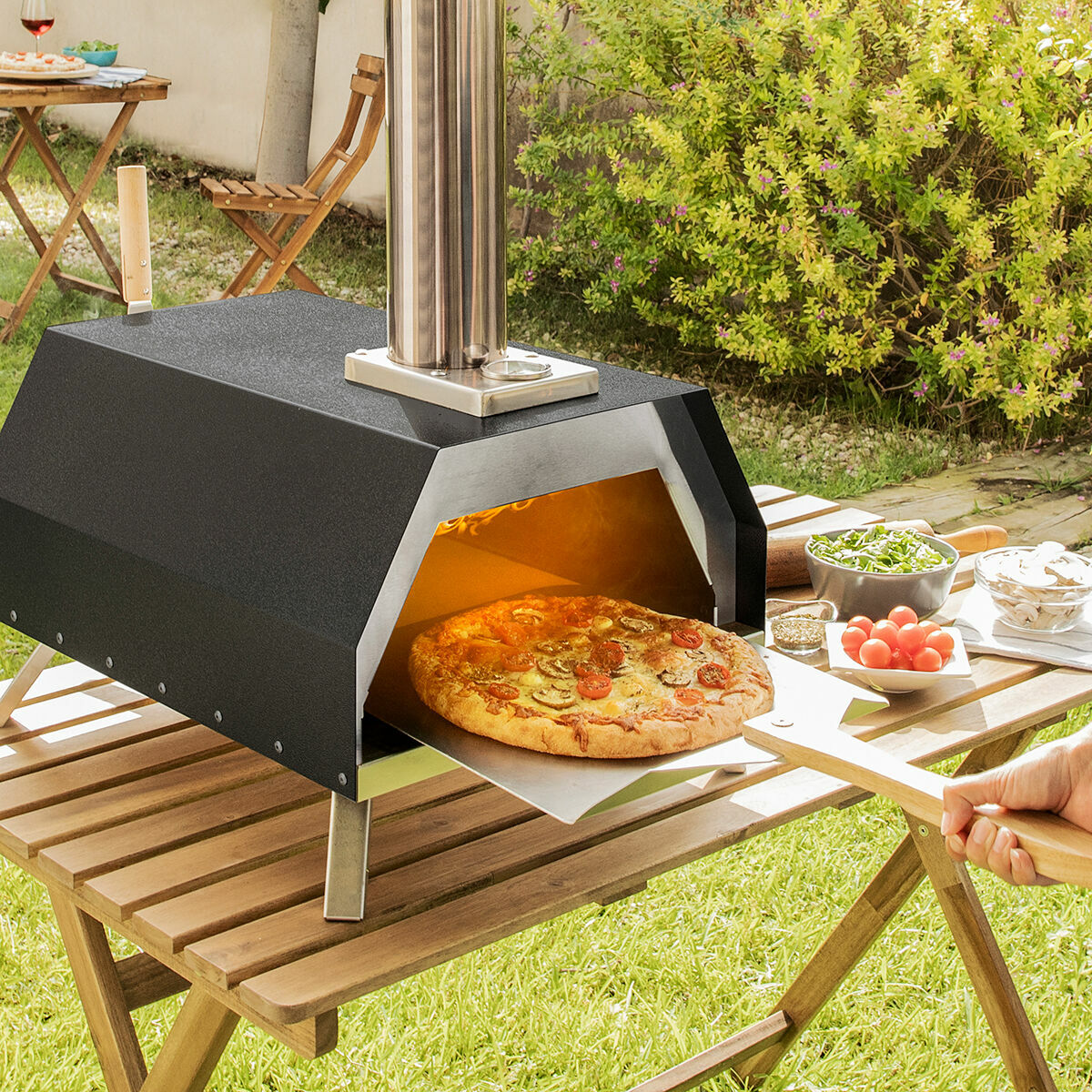 Pelletofen für Pizzas mit Zubehör Pizzahven InnovaGoods - AWK Flagship