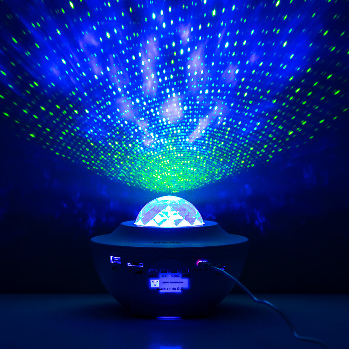 Kaufe LED- und Laser-Sternenprojektor mit Lautsprecher Sedlay InnovaGoods bei AWK Flagship um € 40.00