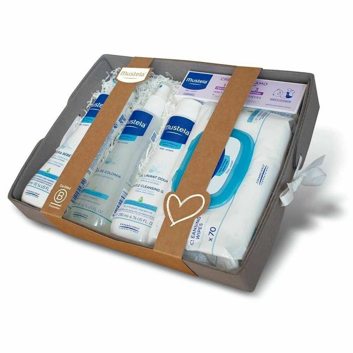 Hygiene-Set Mustela Canastilla Bebé Gris Lote Baby 5 Stücke - AWK Flagship