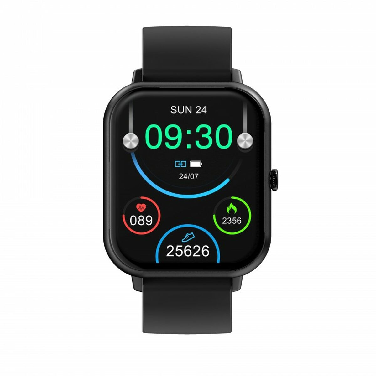 Smartwatch DCU CURVED GLASS PRO 1,83" Schwarz - AWK Flagship