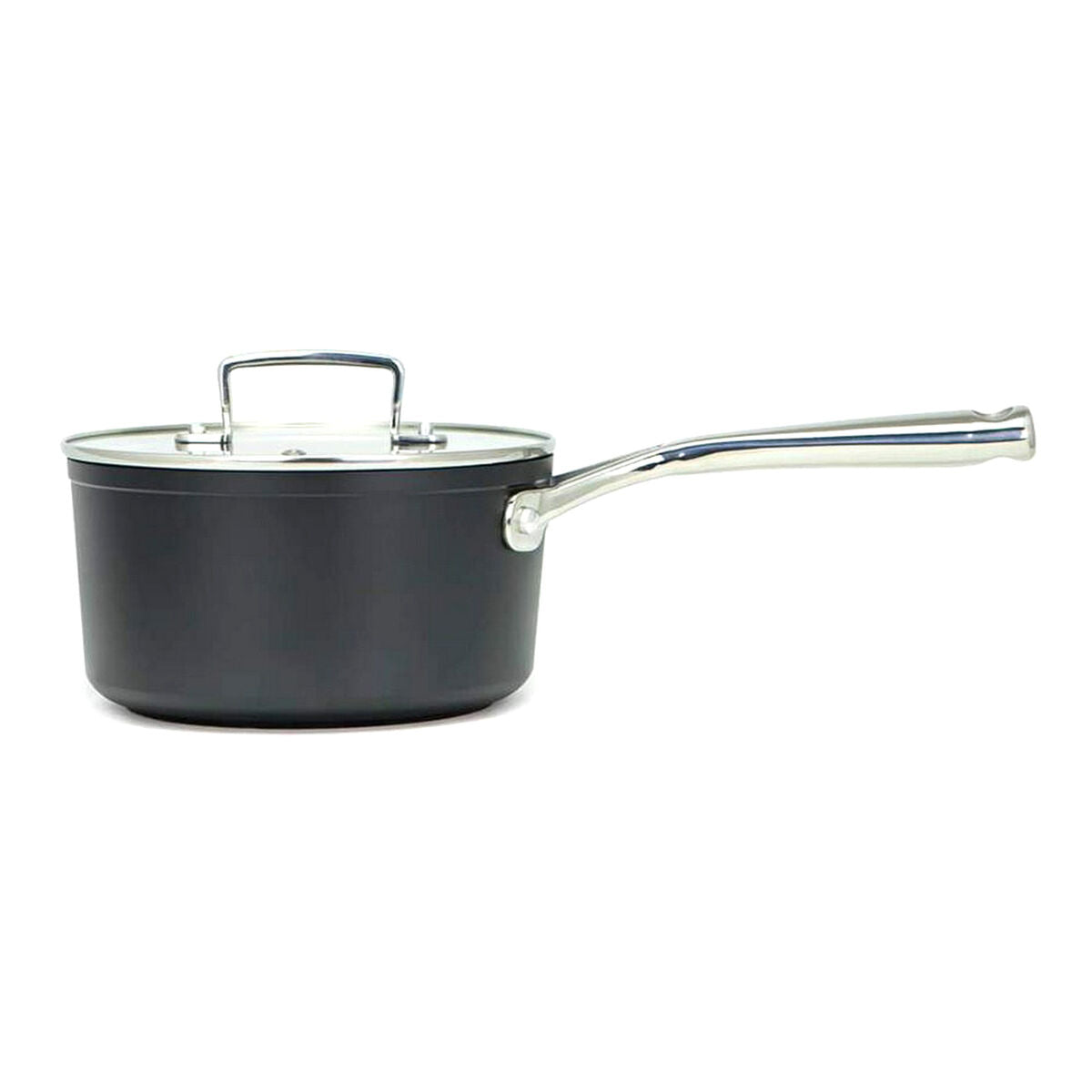 Topf mit Deckel Amercook Schwarz Terrakotta Edelstahl Aluminium Herd (Ø 18 cm) - AWK Flagship