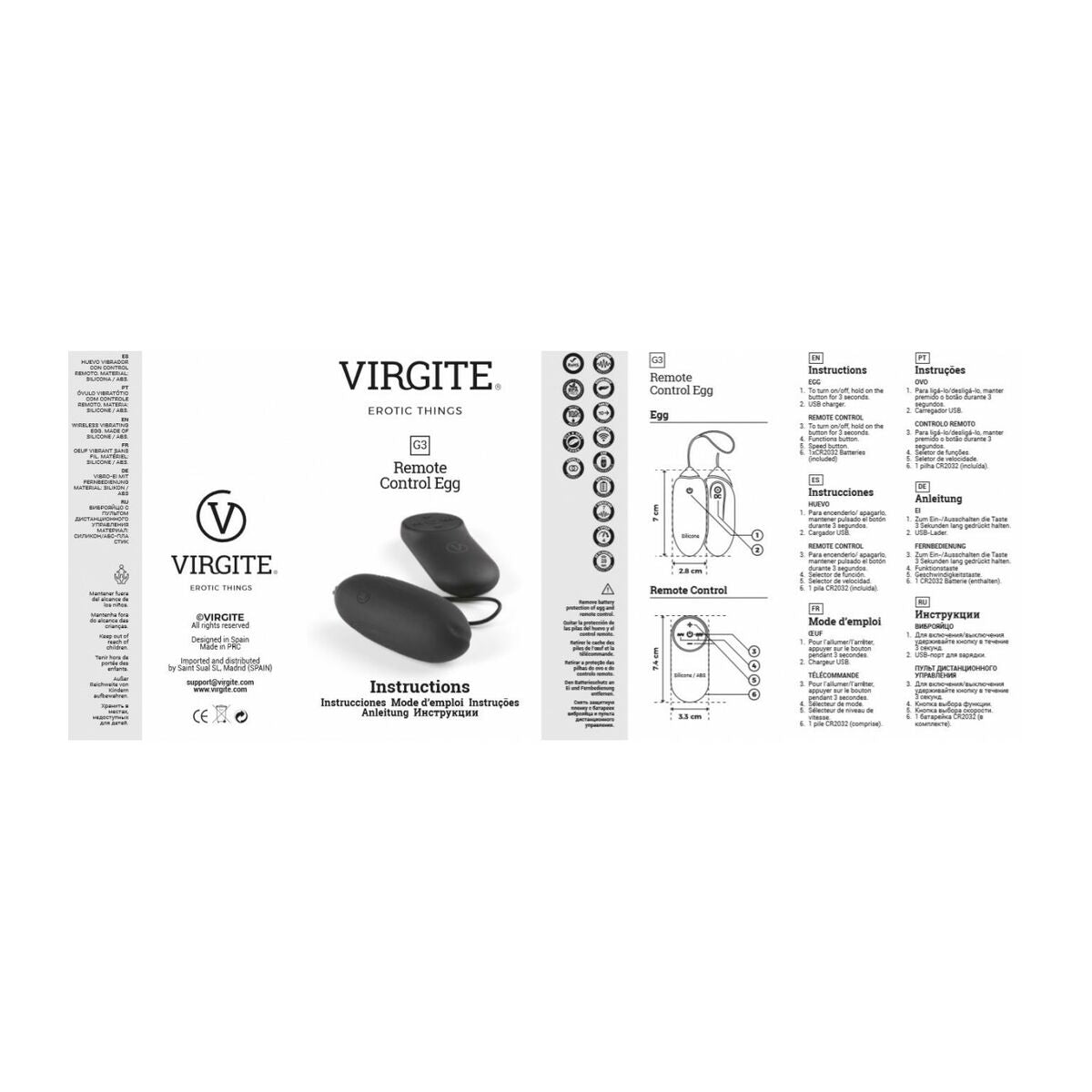 Vibrator Virgite Rosa - AWK Flagship