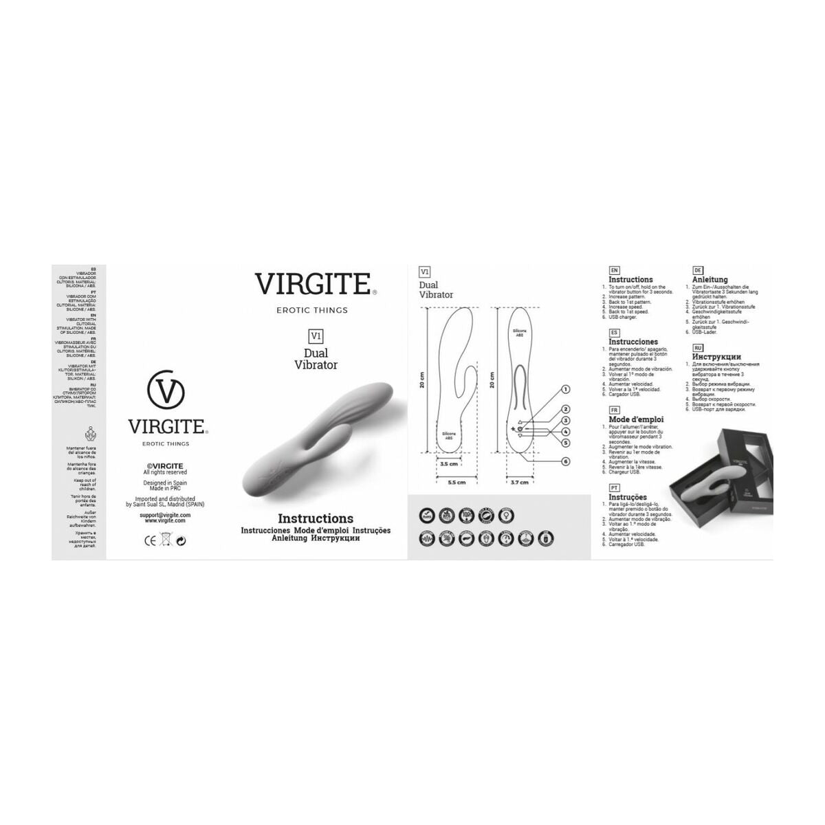 G-Punkt Vibrator Virgite Rosa - AWK Flagship