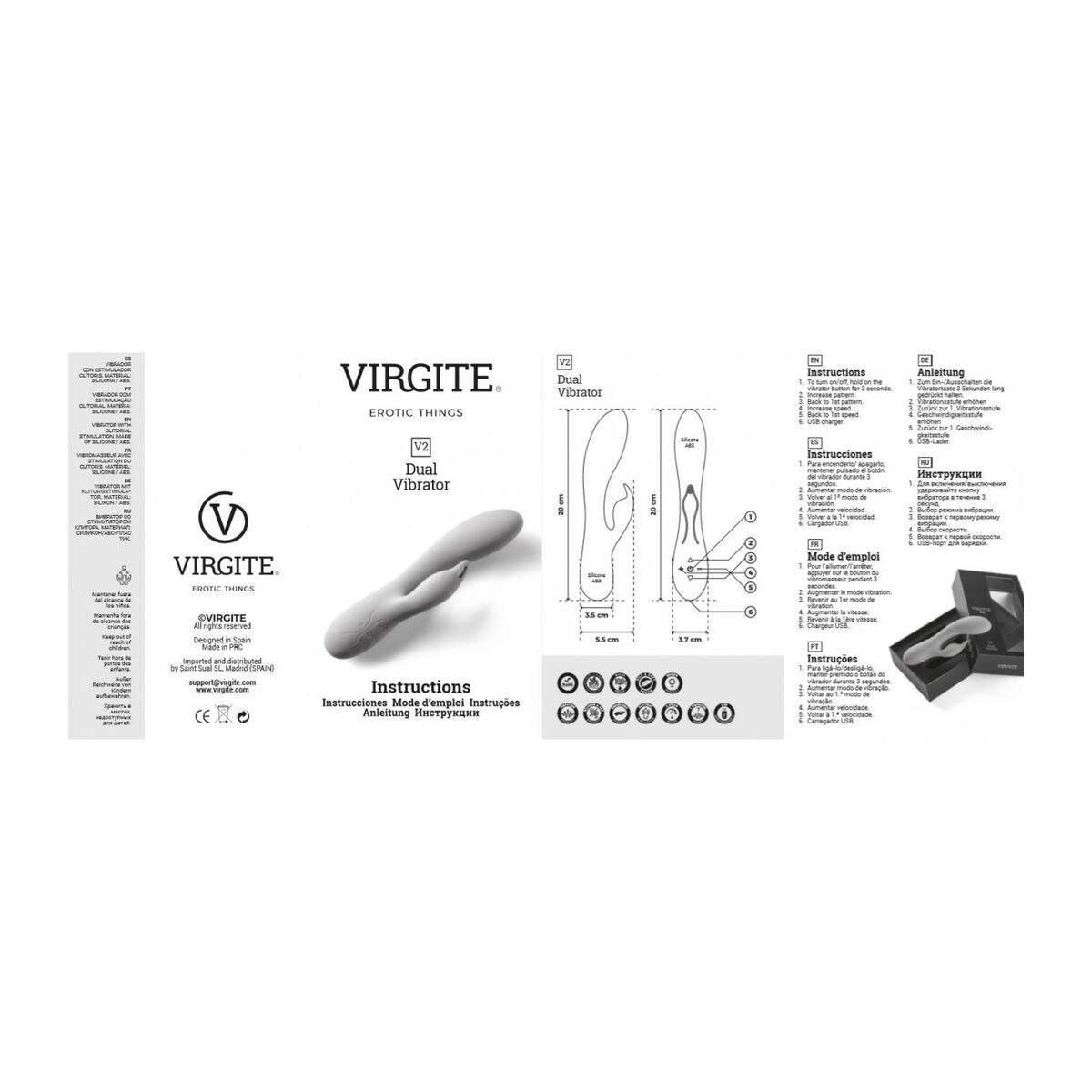 G-Punkt Vibrator Virgite Rosa - AWK Flagship