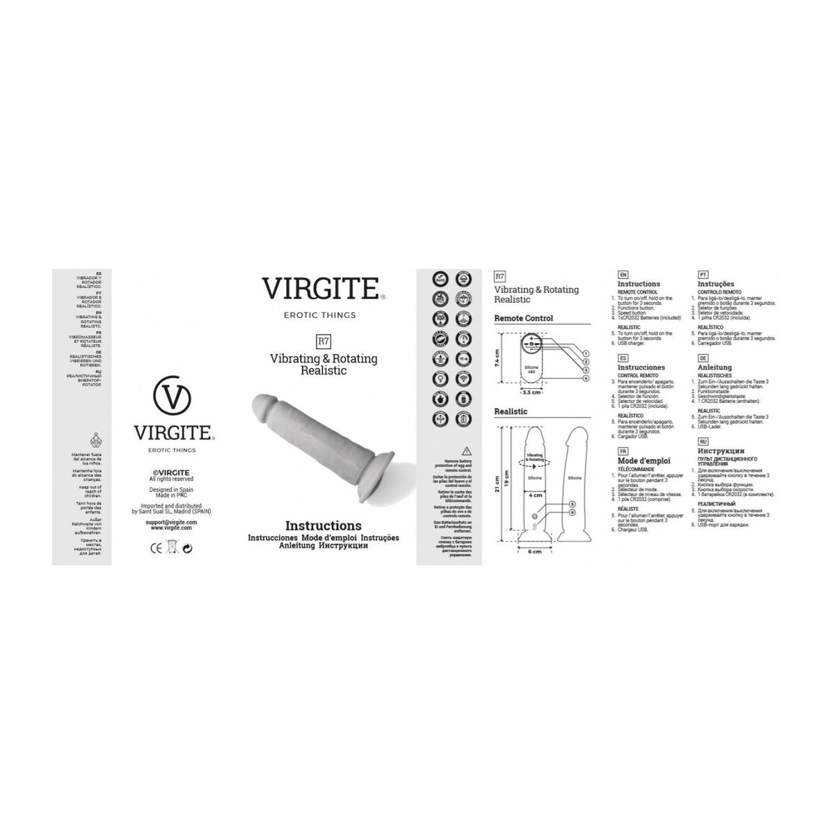 Natürlicher Vibrator Virgite - AWK Flagship