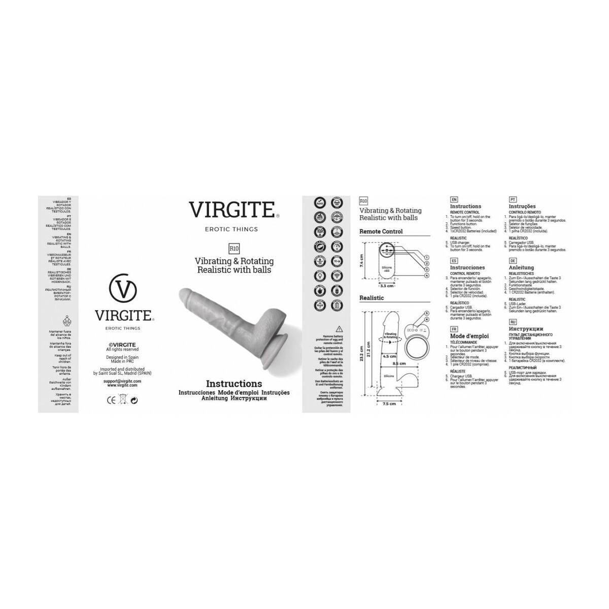 Natürlicher Vibrator Virgite - AWK Flagship