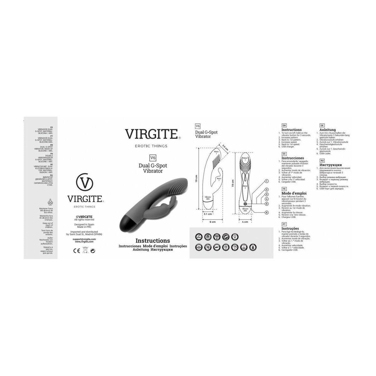 G-Punkt Vibrator Virgite Rosa - AWK Flagship