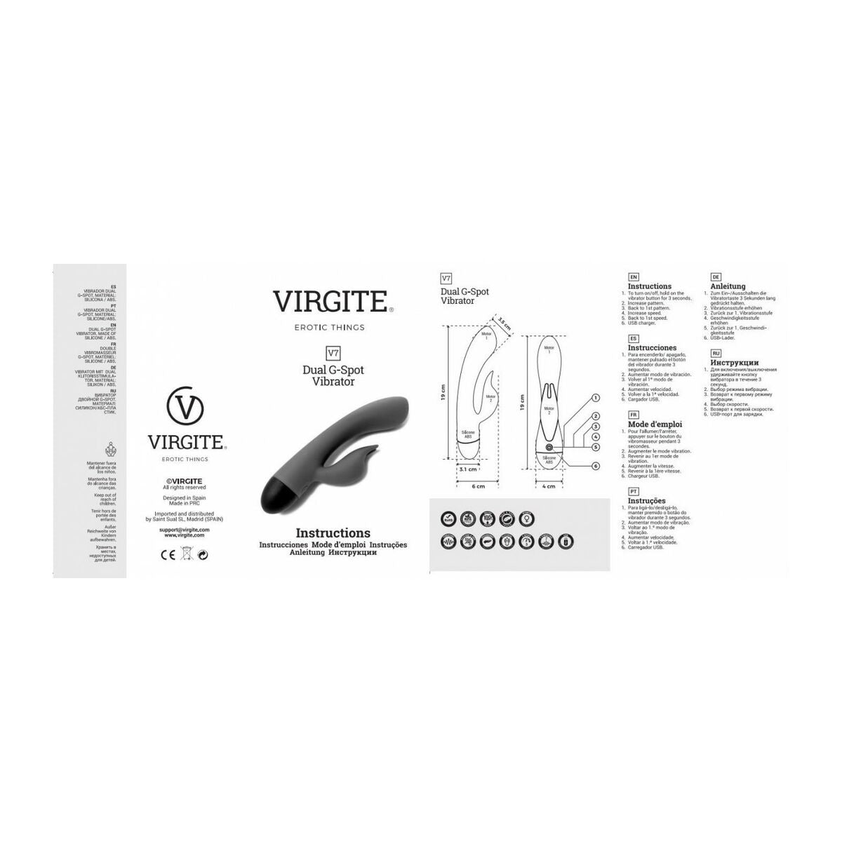 G-Punkt Vibrator Virgite Rosa - AWK Flagship