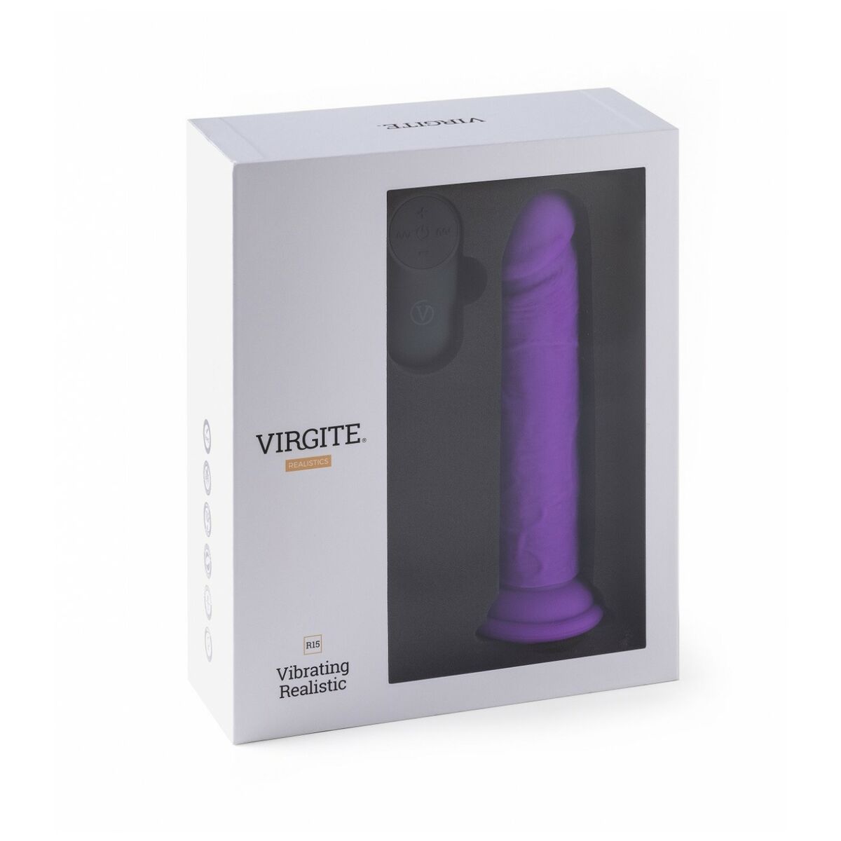 Natürlicher Vibrator Virgite Lila 16,5 cm - AWK Flagship