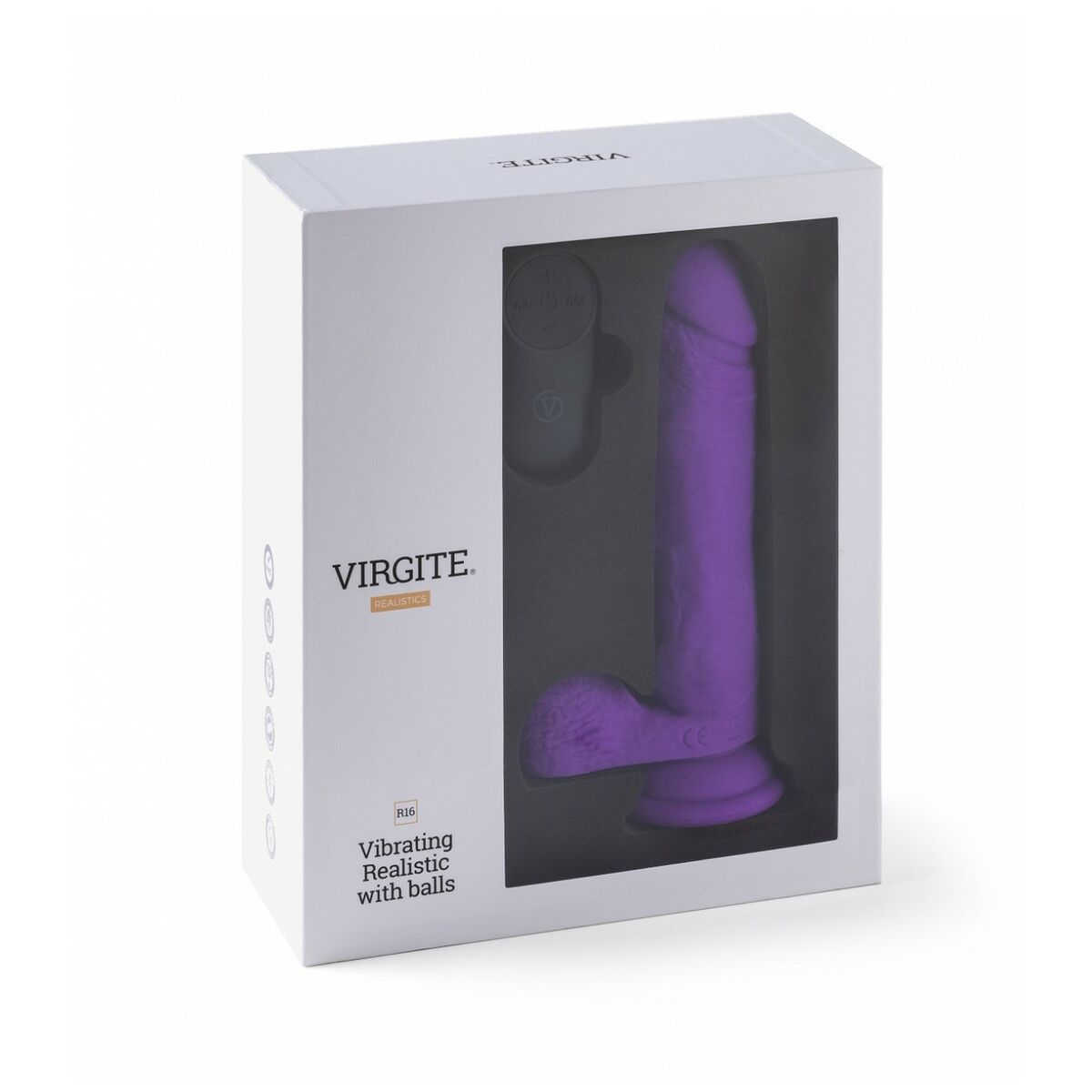 Natürlicher Vibrator Virgite Lila 16 cm - AWK Flagship