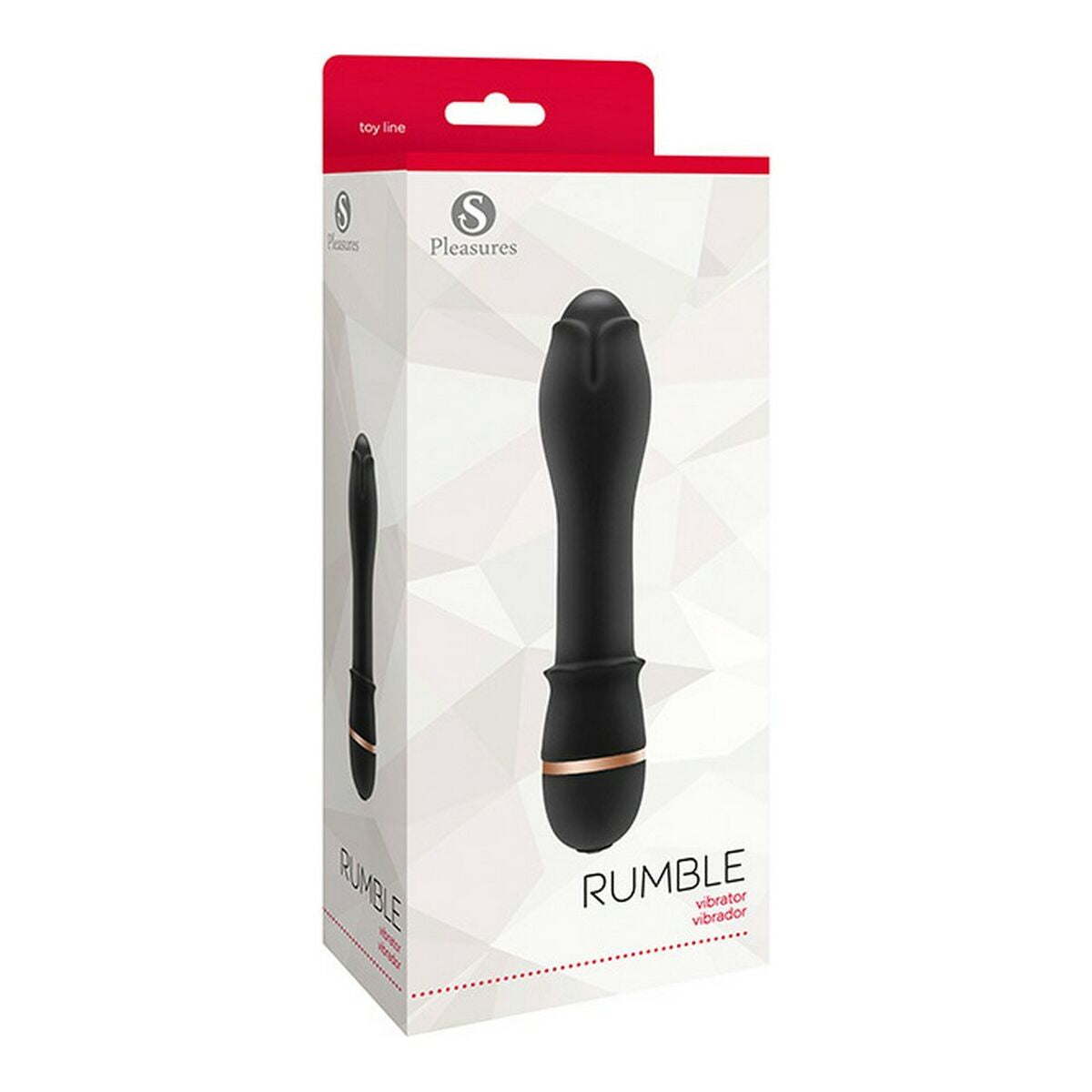 Vibrator Rumble S Pleasures Schwarz - AWK Flagship