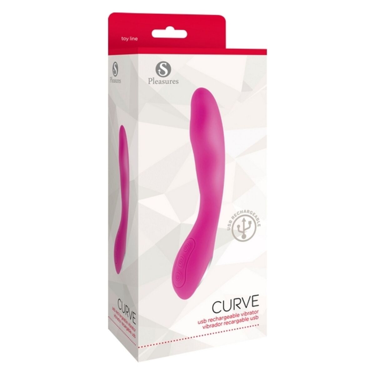 G-Punkt Vibrator S Pleasures Curve Rosa - AWK Flagship