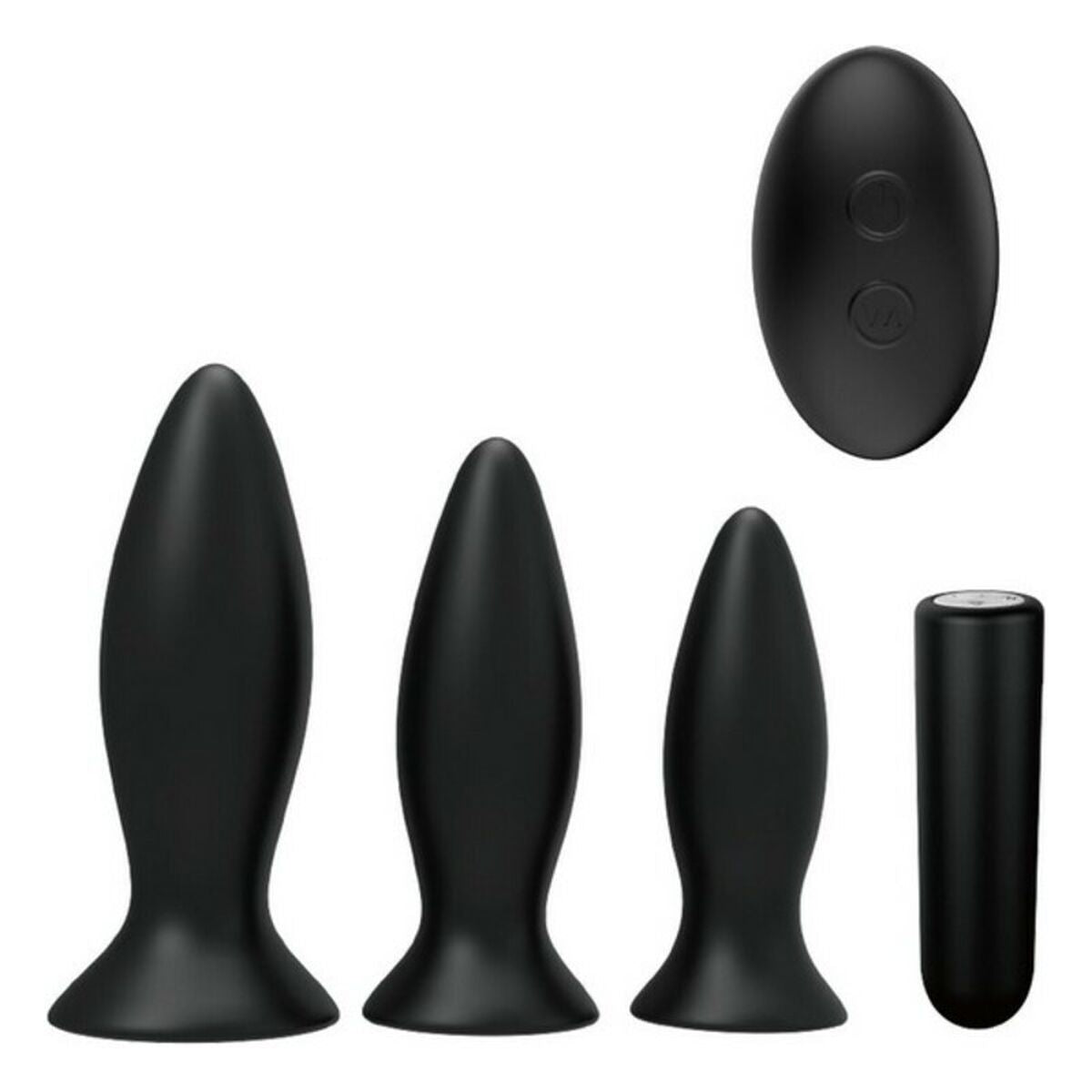 Blackdoor No. 11 Duo-Plugs S Pleasures Schwarz (3 pcs) - AWK Flagship