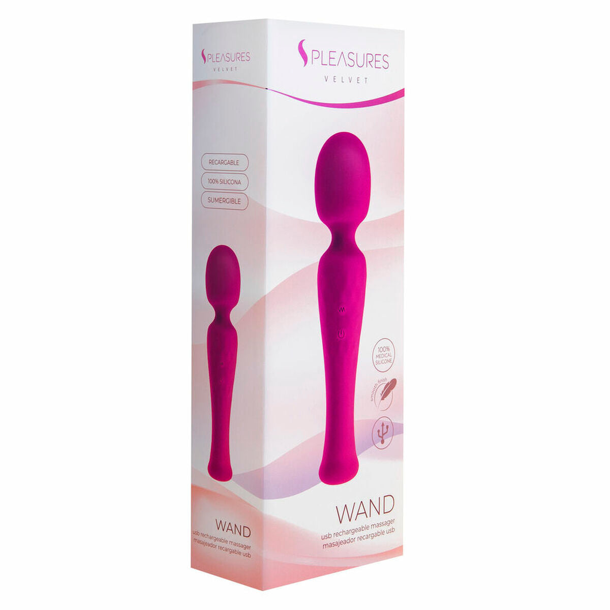 Massagevorrichtung S Pleasures Wand Rosa - AWK Flagship