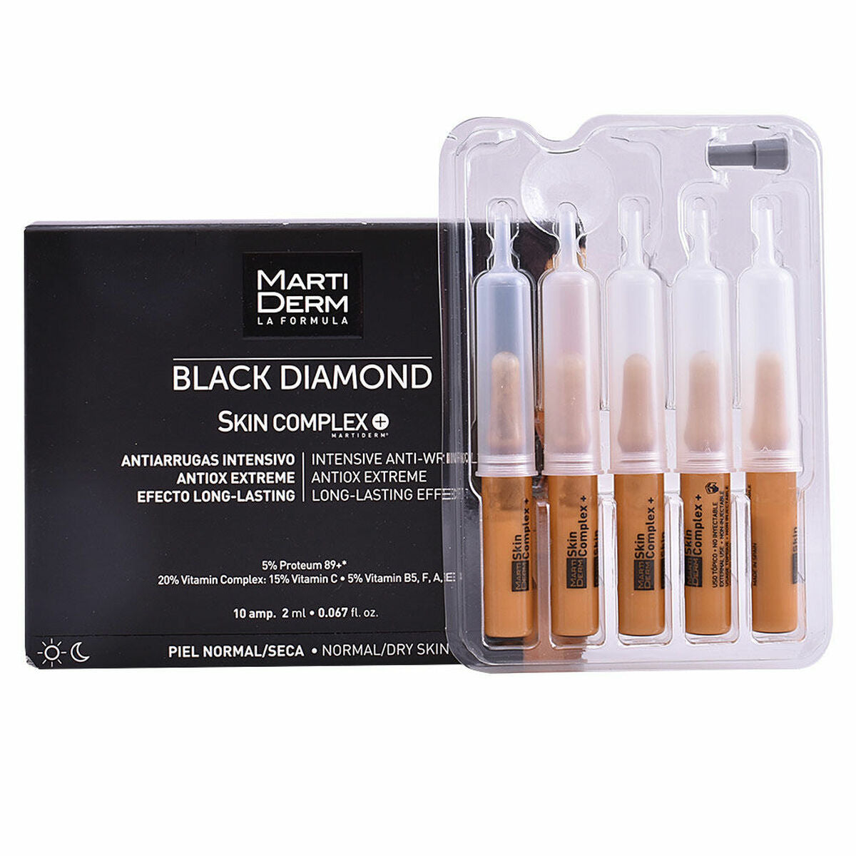 Ampullen Martiderm Black Diamond Anti-Falten (10 x 2 ml) - AWK Flagship