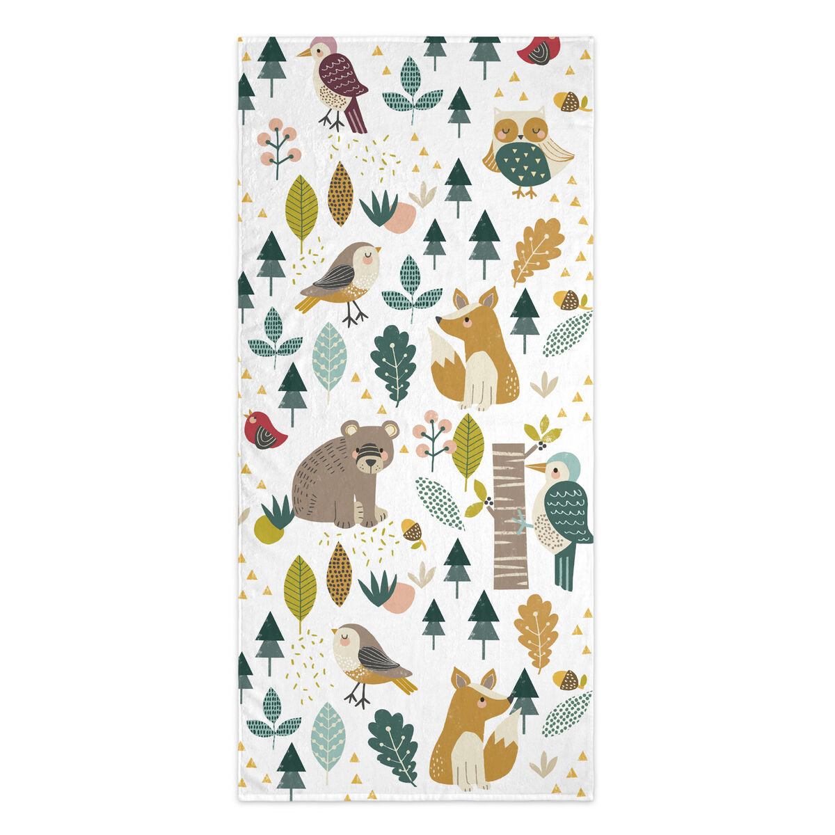 Badetuch HappyFriday Moshi Moshi Harvestwood Bunt 70 x 150 cm - AWK Flagship