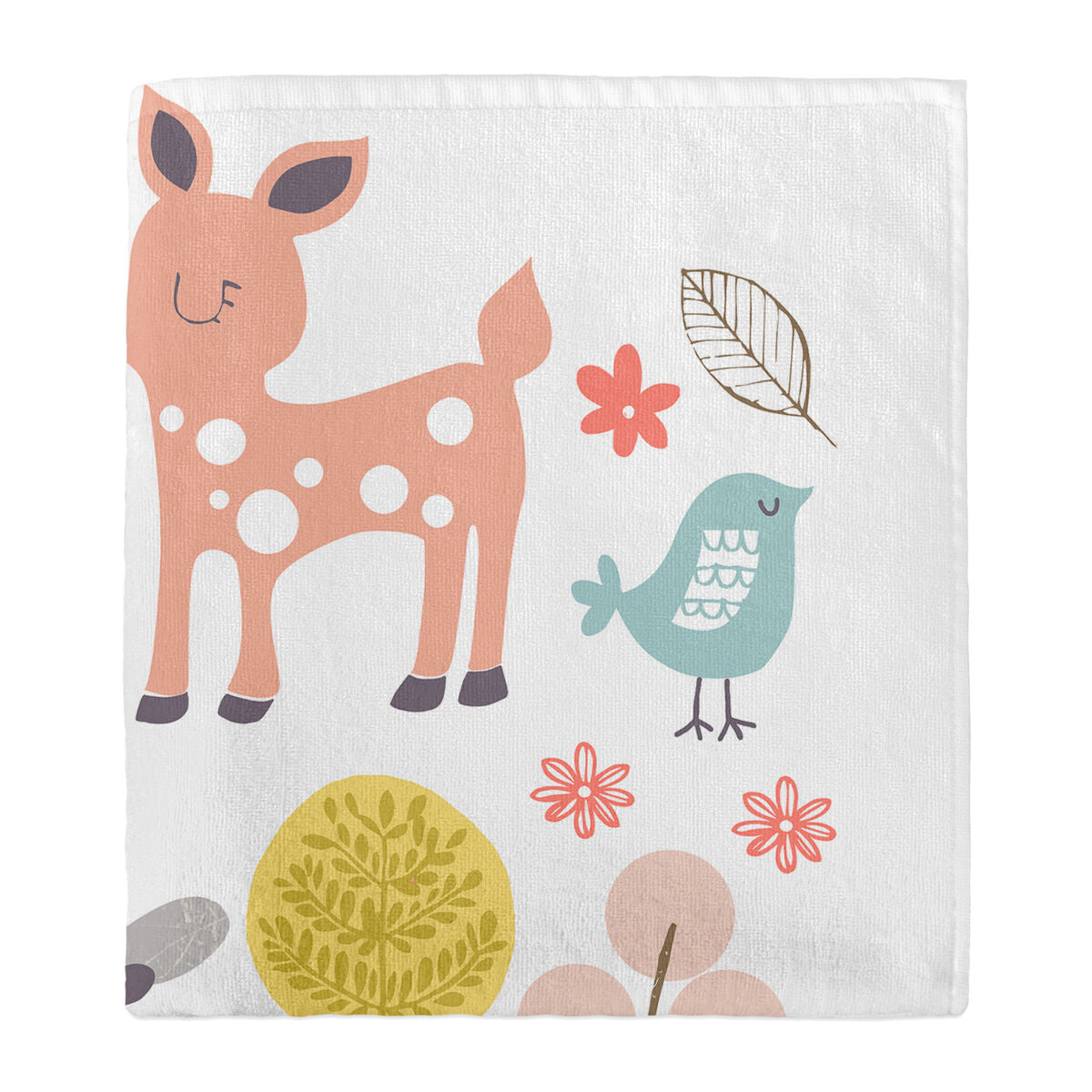 Badetuch HappyFriday Moshi Moshi Woodland Bunt 70 x 150 cm - AWK Flagship