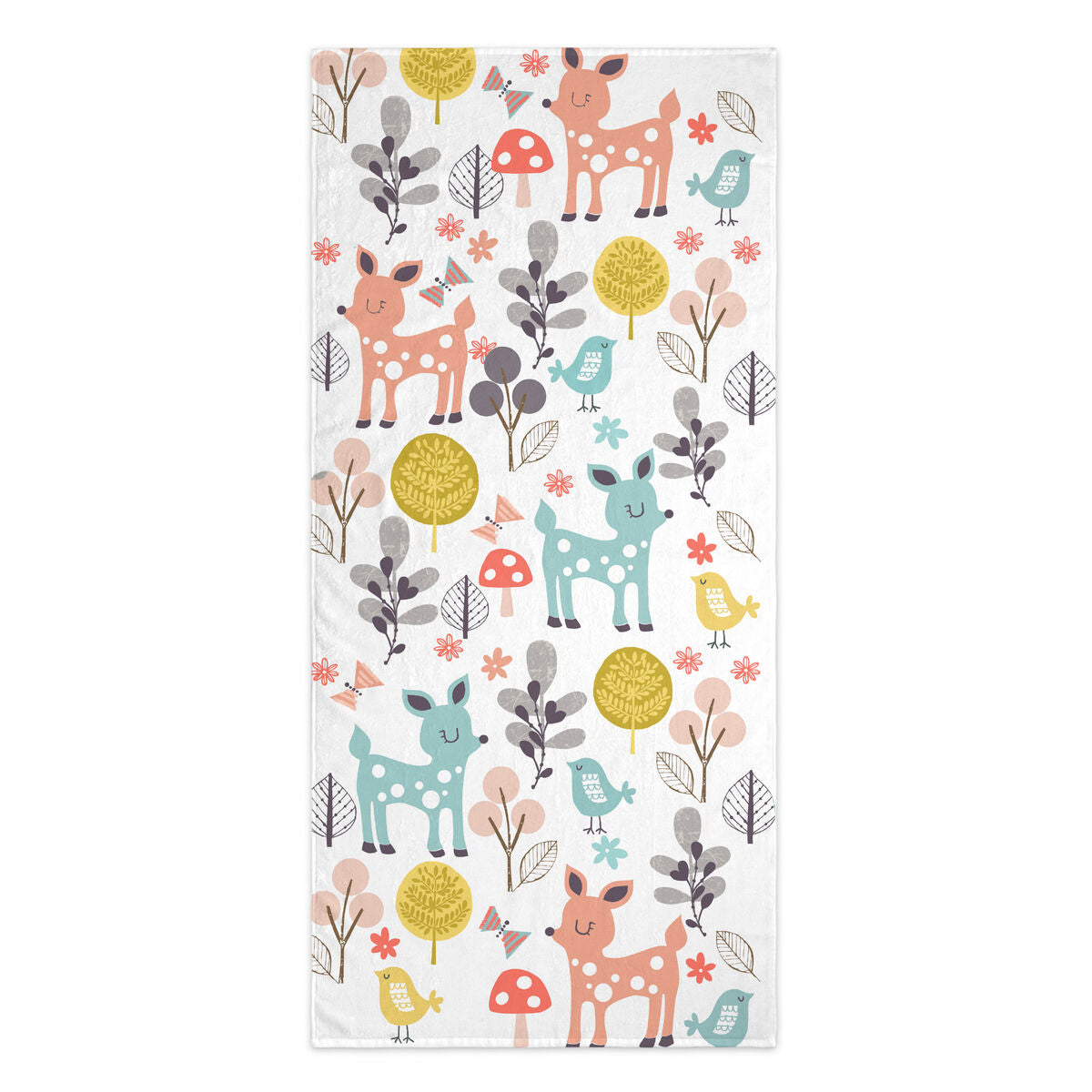 Badetuch HappyFriday Moshi Moshi Woodland Bunt 70 x 150 cm - AWK Flagship