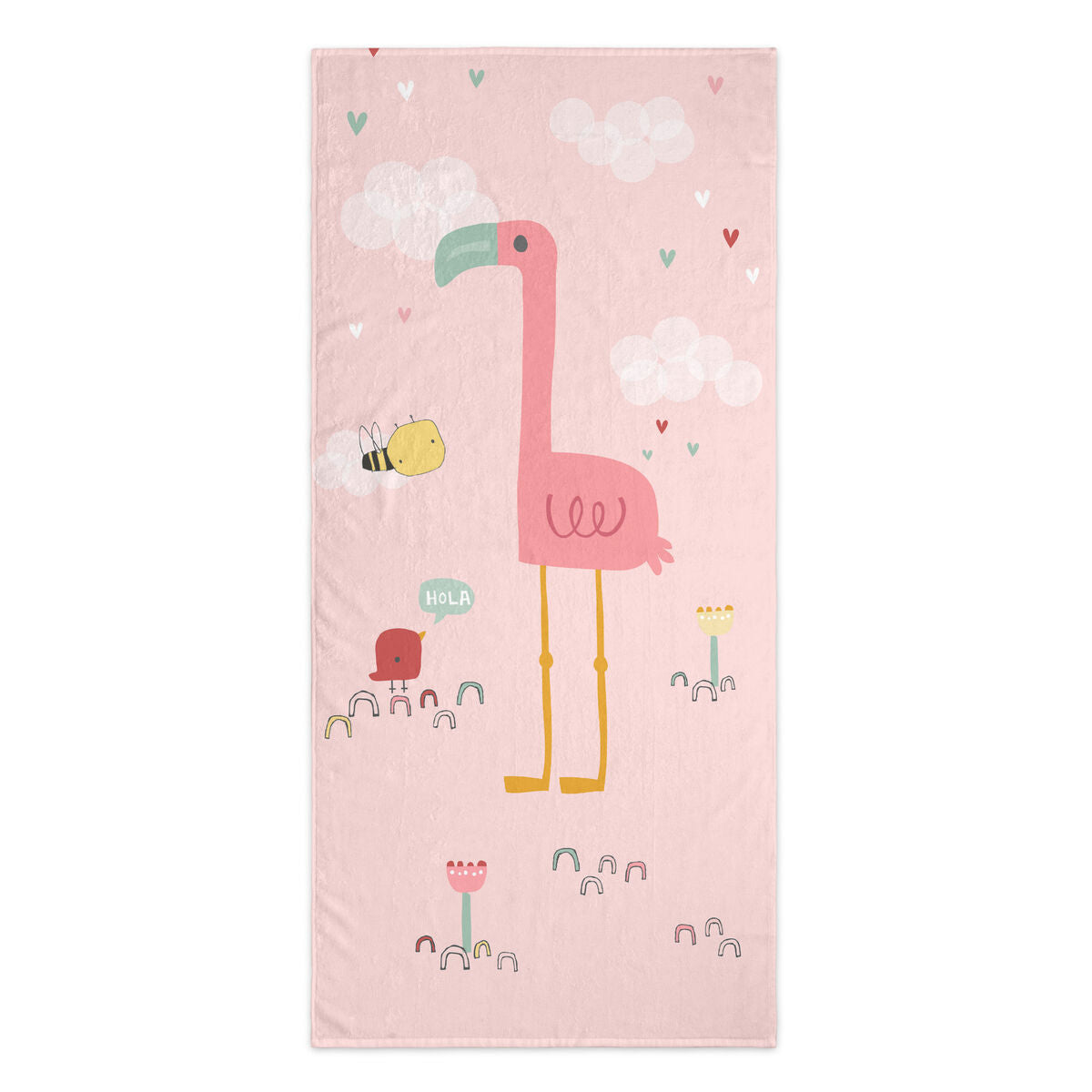 Badetuch HappyFriday Moshi Moshi Hola Bunt 70 x 150 cm - AWK Flagship