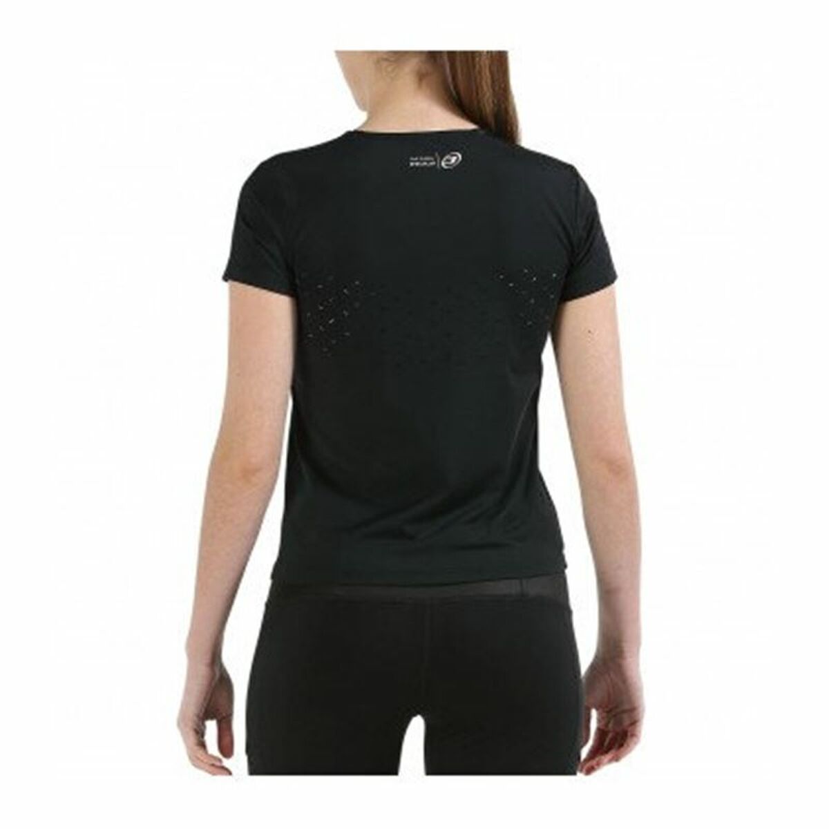 Damen Kurzarm-T-Shirt Bullpadel Pital Schwarz - AWK Flagship