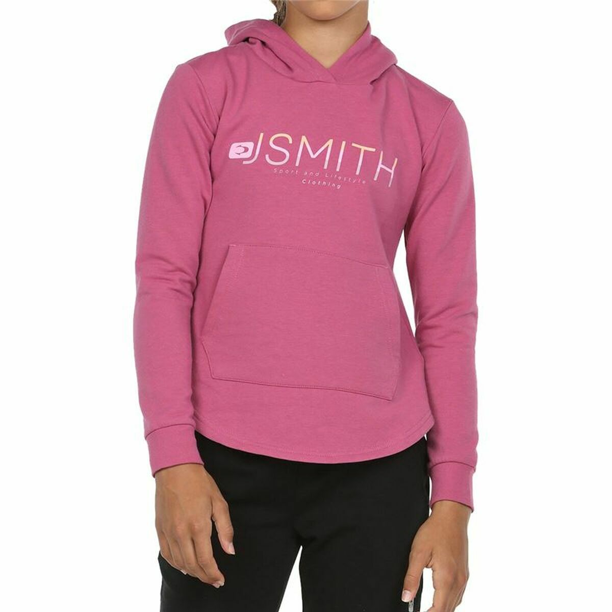 Sweatshirt mit Kapuze für Mädchen John Smith Rosa - AWK Flagship