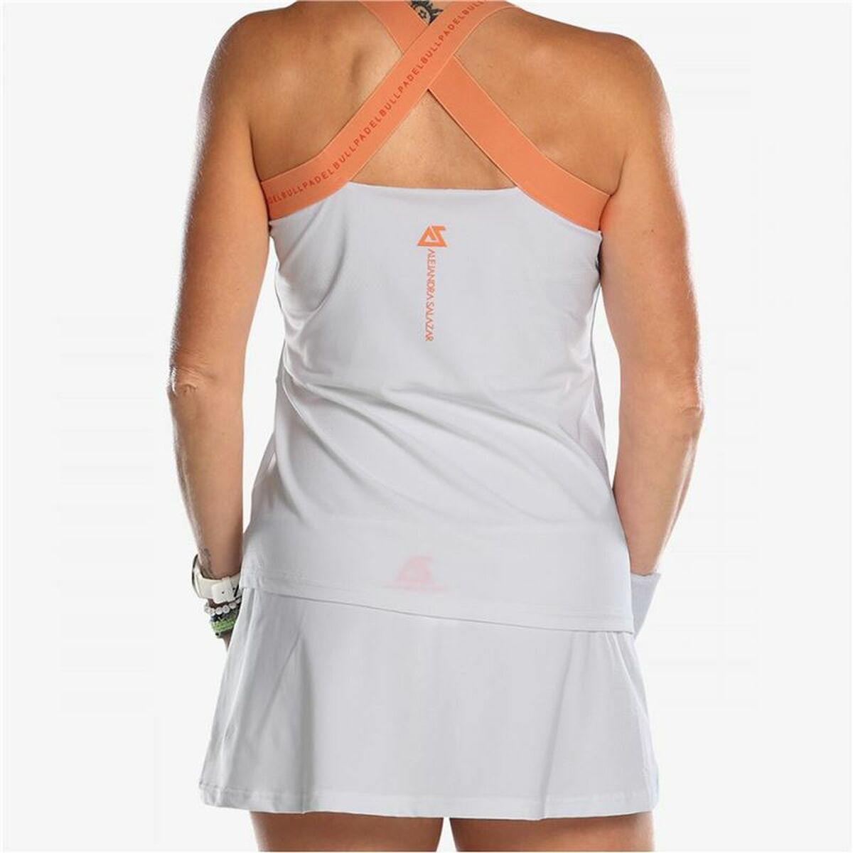 Tanktop Frau Bullpadel Acoda Weiß - AWK Flagship