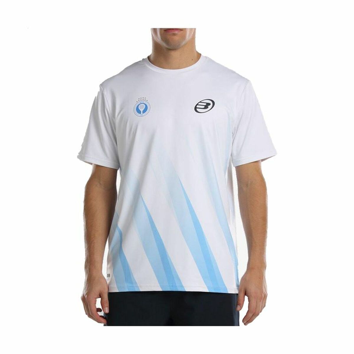 Kurzärmliges Sport T-Shirt Bullpadel Abino  Weiß - AWK Flagship