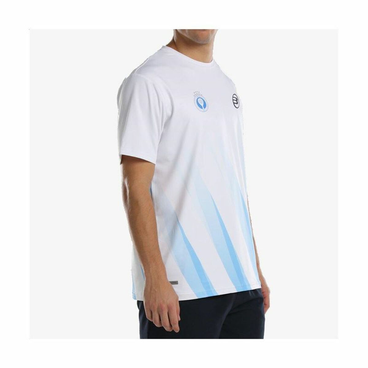 Kurzärmliges Sport T-Shirt Bullpadel Abino  Weiß - AWK Flagship