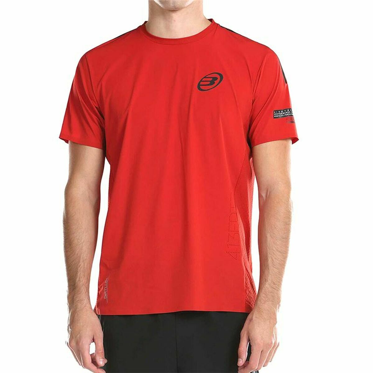 Herren Kurzarm-T-Shirt Bullpadel Odeon Tl Rot - AWK Flagship