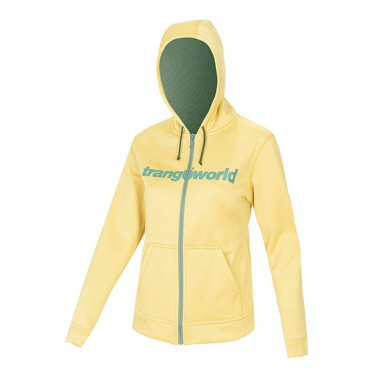 Sportjacke für Frauen Trangoworld Liena Mit Kapuze Gelb - AWK Flagship