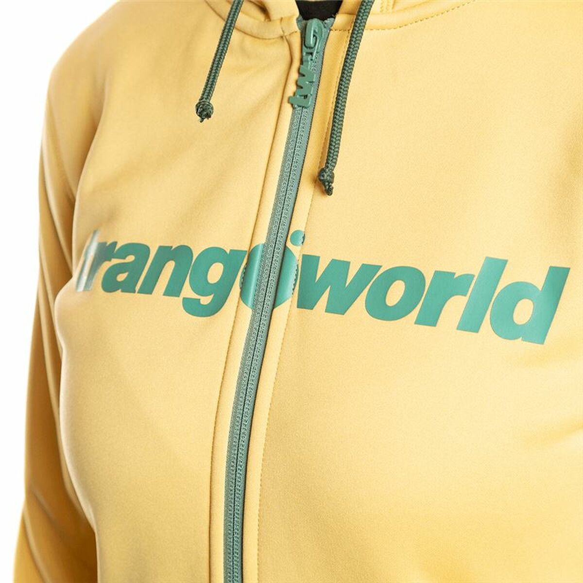 Sportjacke für Frauen Trangoworld Liena Mit Kapuze Gelb - AWK Flagship