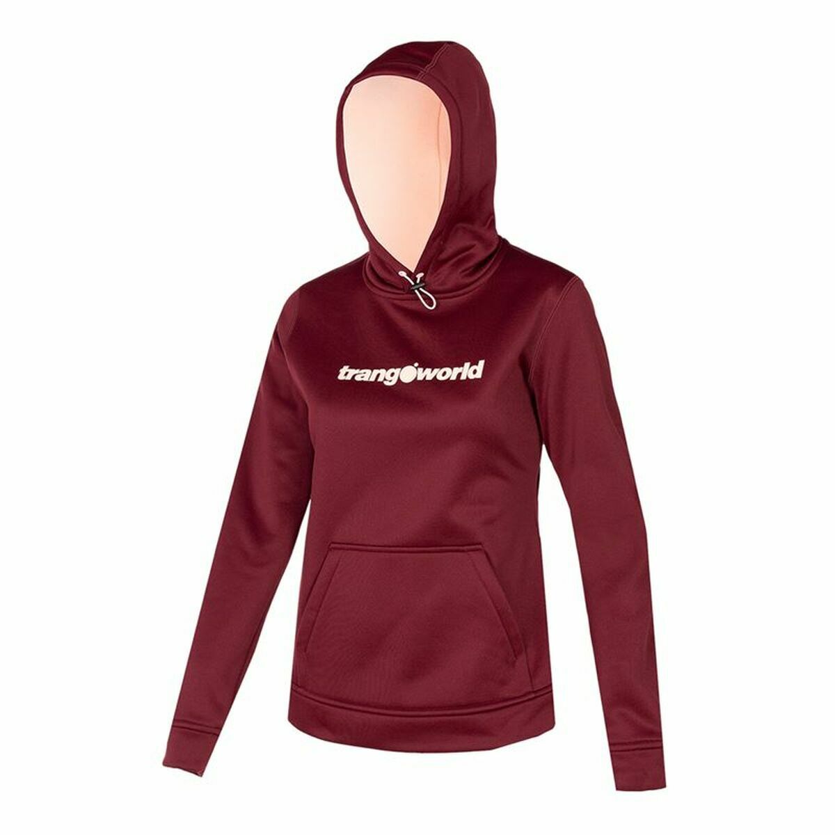 Damen Sweater mit Kapuze Trangoworld Granatrot - AWK Flagship