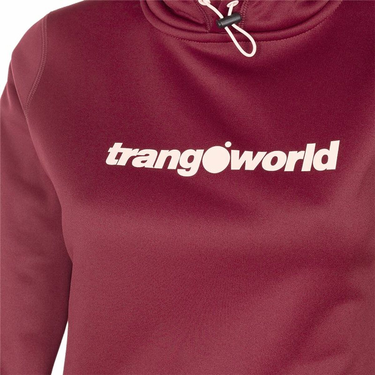 Damen Sweater mit Kapuze Trangoworld Granatrot - AWK Flagship