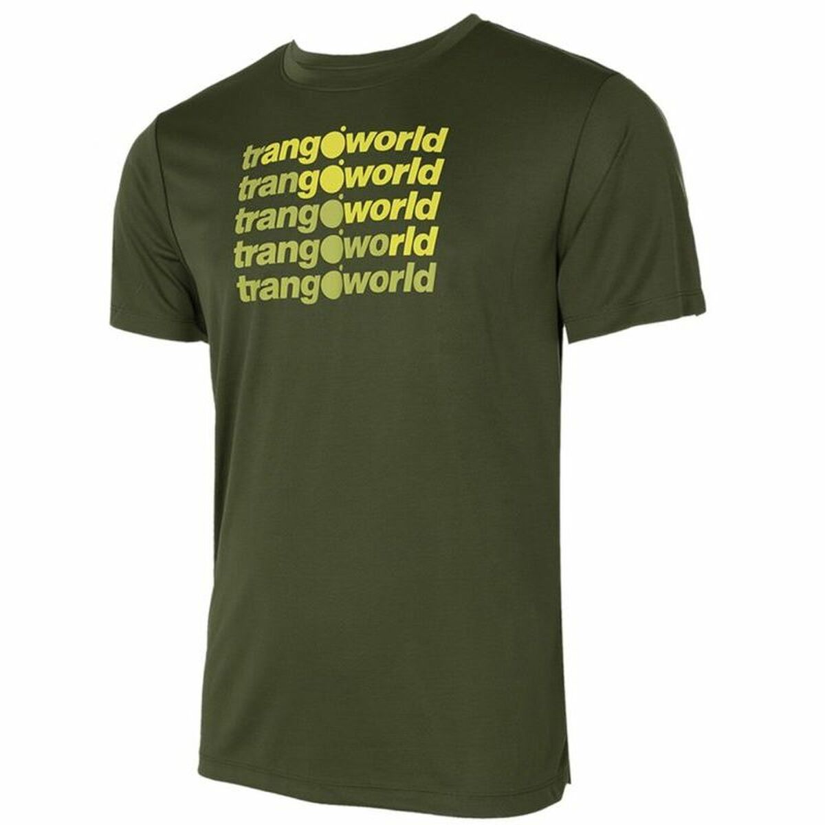 Herren Kurzarm-T-Shirt Trangoworld Arbas Dunkelgrün - AWK Flagship