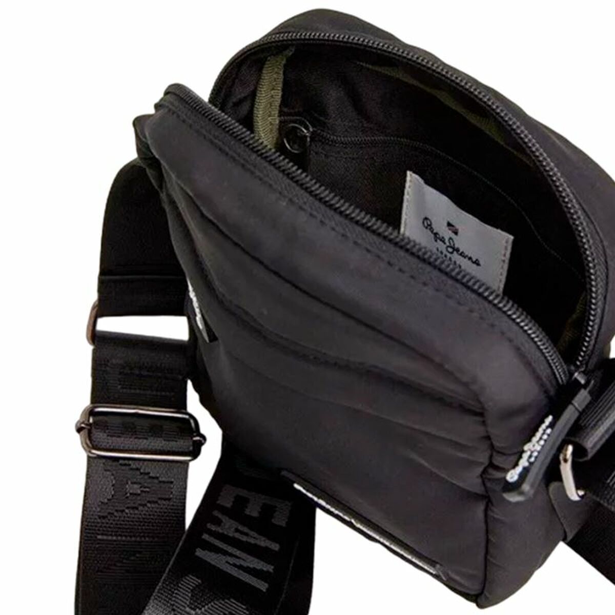 Schultertasche Pepe Jeans Nolan Eddie Schwarz - AWK Flagship