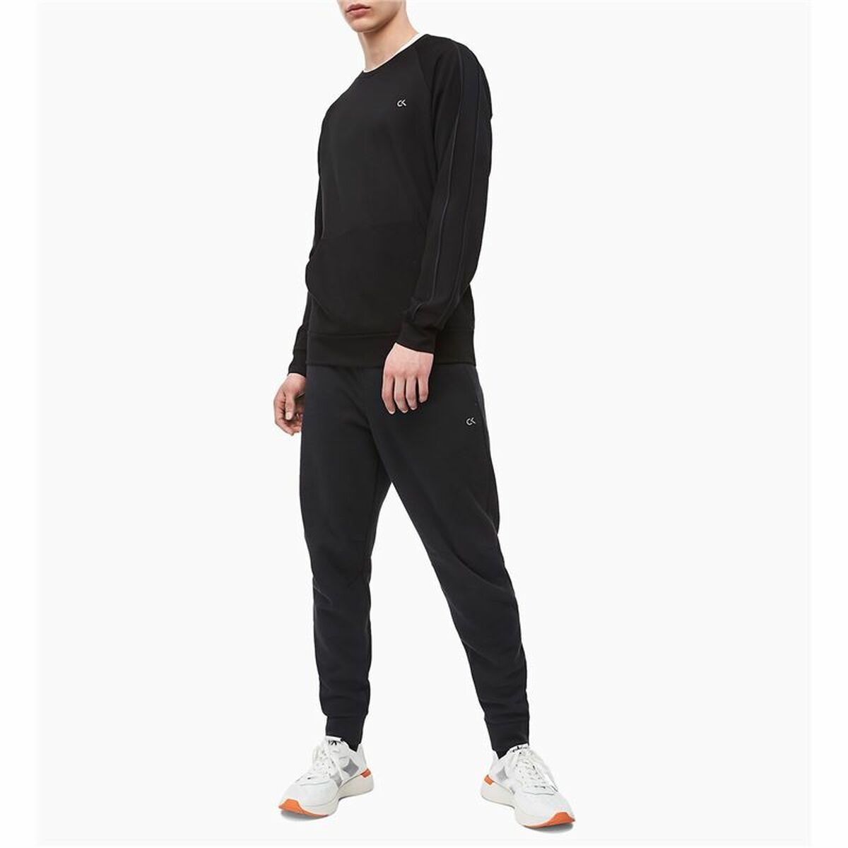 Herren Sweater ohne Kapuze Calvin Klein Schwarz - AWK Flagship