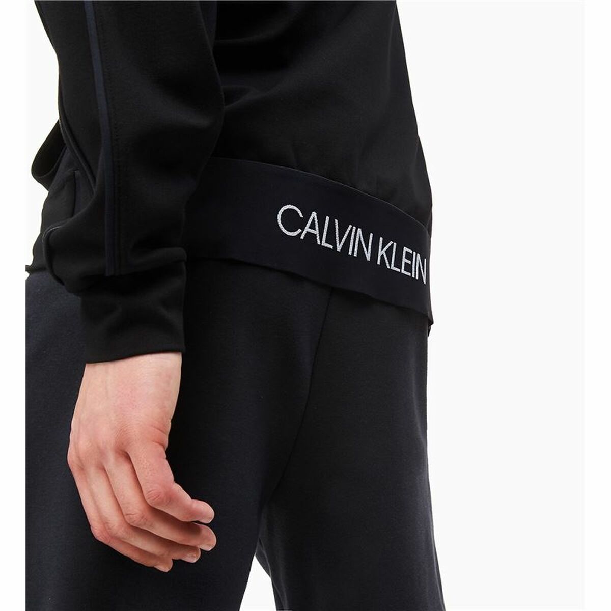 Herren Sweater ohne Kapuze Calvin Klein Schwarz - AWK Flagship