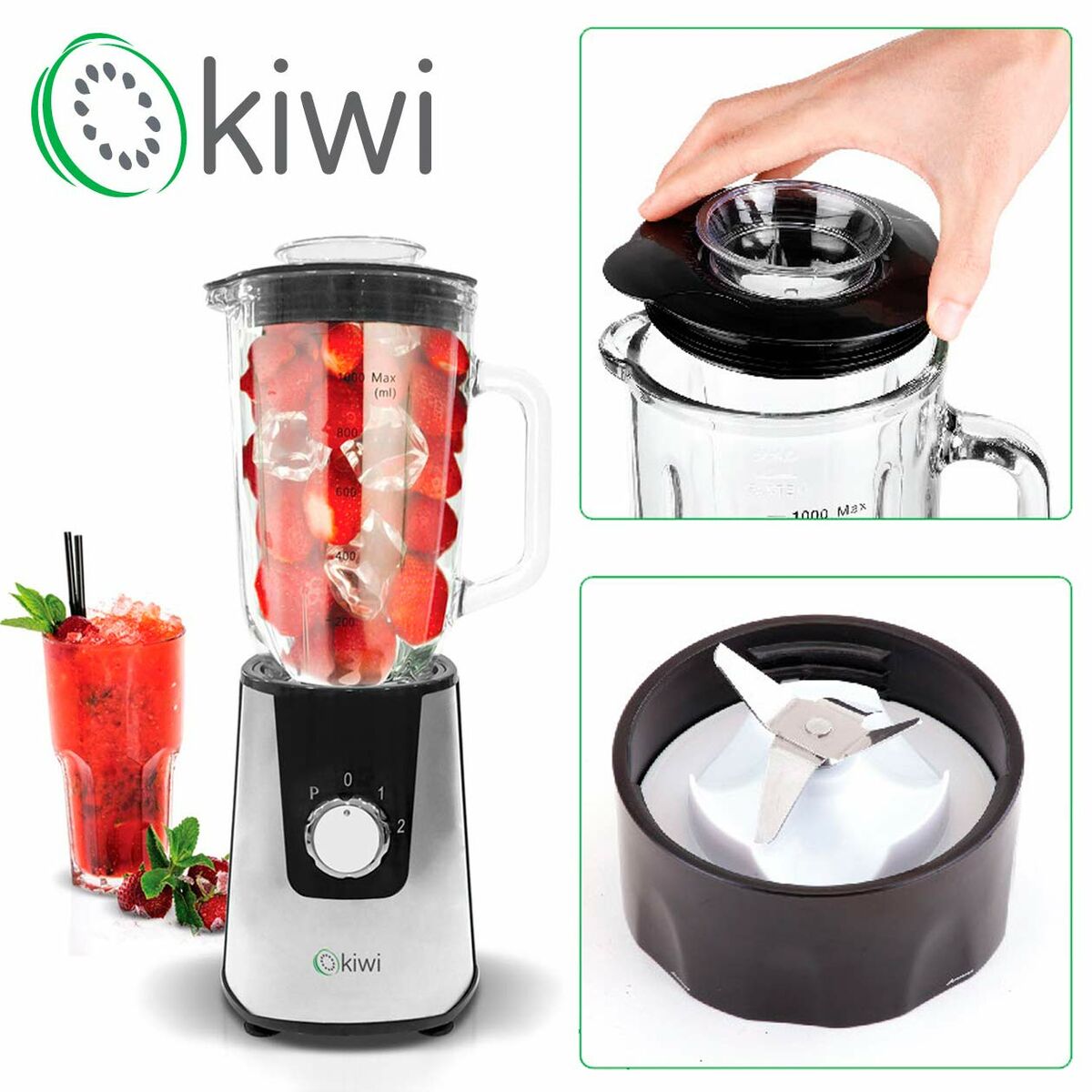 Standmixer Kiwi 1 L 400W 400 W 1 L 1L - AWK Flagship