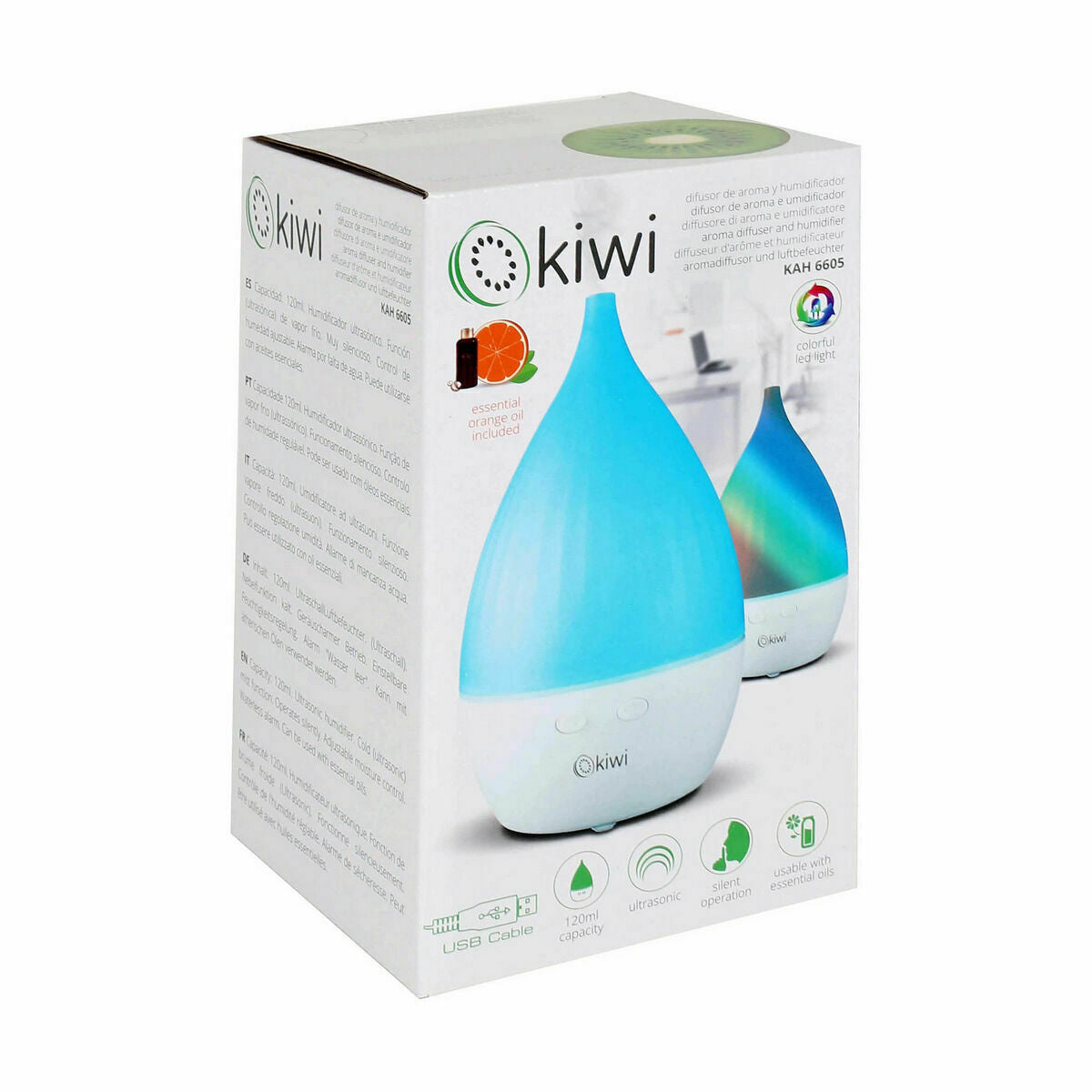 Kaufe Diffusor für ätherische Öle Kiwi Luftbefeuchter 120 ml (4 Stück) bei AWK Flagship um € 52.00