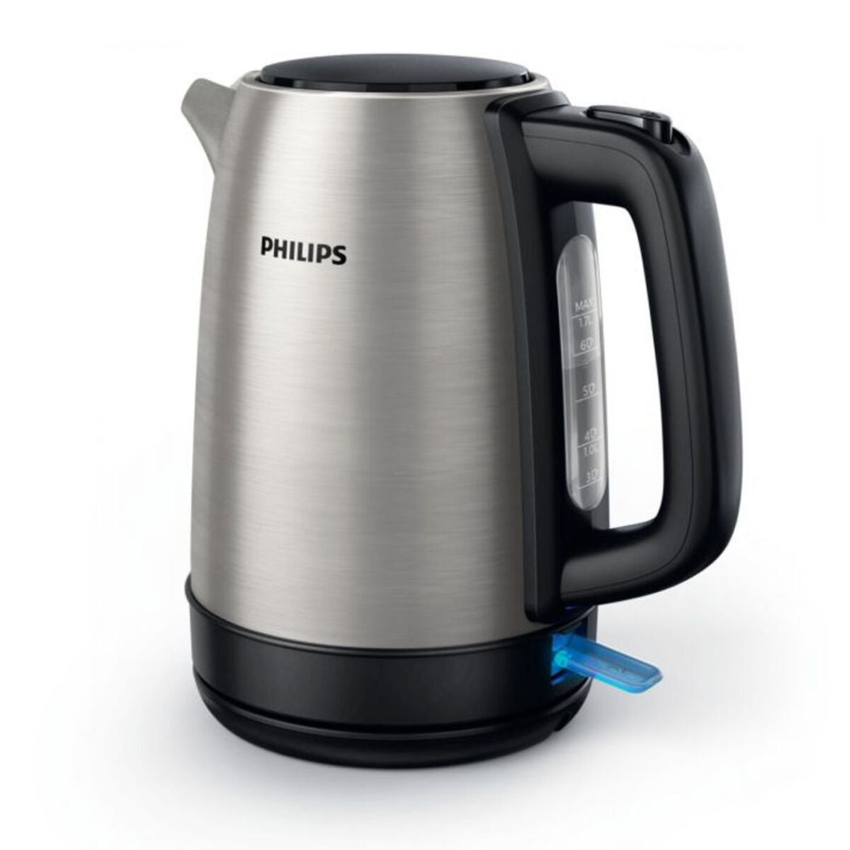 Wasserkocher Philips HD9350/90 1,7L 2200W Inox Schwarz Stahl Edelstahl Polypropylen 2200 W 1,7 L - AWK Flagship