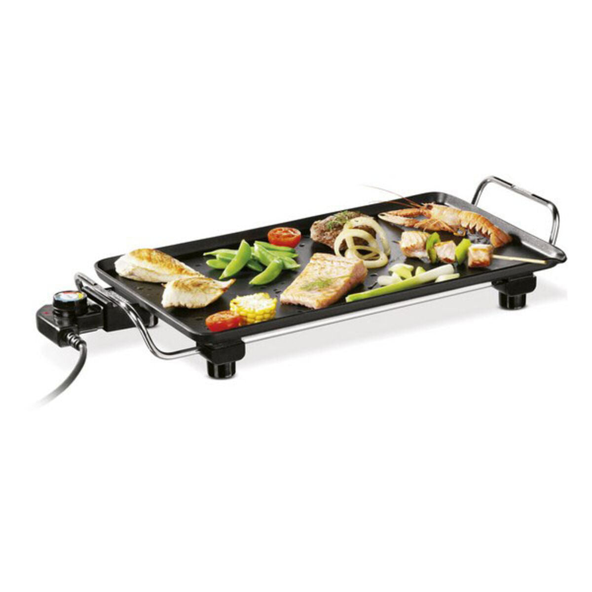 Grillplatte Princess Schwarz 2000 W 26 x 46 cm - AWK Flagship