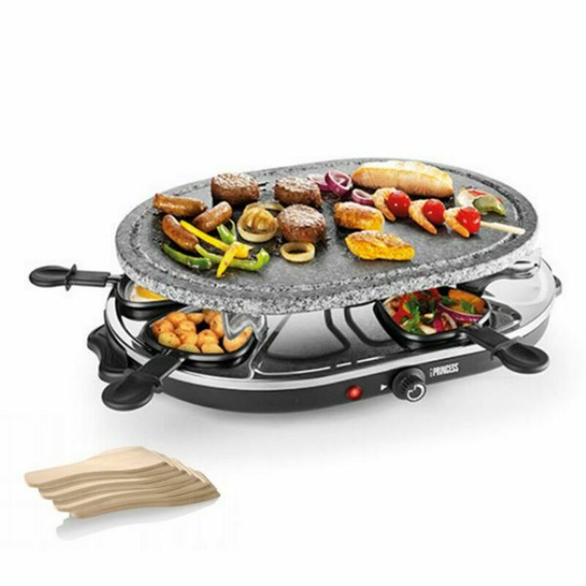 Grillpfanne Princess 01.162720.01.001 1100W Schwarz Grau - AWK Flagship