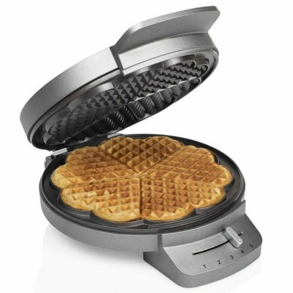 Waffeleisen Princess Princess 132380 Schwarz Silberfarben Stahl 1200 W - AWK Flagship