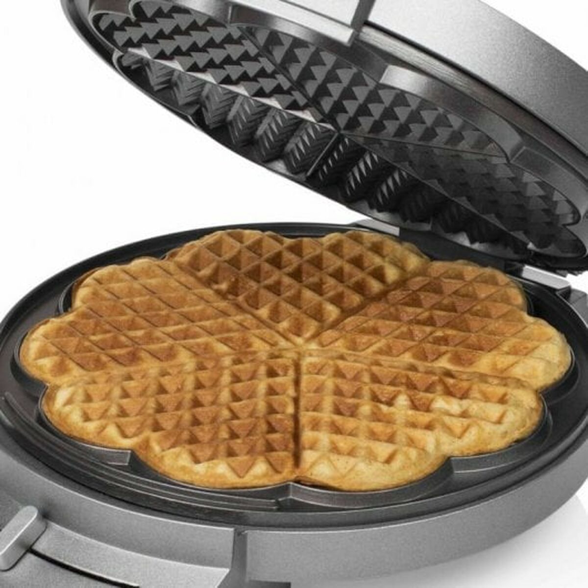 Waffeleisen Princess Princess 132380 Schwarz Silberfarben Stahl 1200 W - AWK Flagship